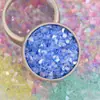 Agite o som Rede Social nova metálico irregular fragmentos de vidro nail art patch espelhado DIY preenchimento decoração atacado
