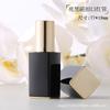 Tubo de lápiz labial DIY, tubo vacío tallado en 3D, hecho a mano, 12,1 mm, nuevo molde de lápiz labial, hebilla magnética DIY, carcasa cuadrada