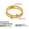 Misterio y Elegancia: Diseño de Nicho Anillo de Acero Inoxidable Negro y Blanco con Circonita Colgante de Cruz Juego de Anillos Multicapa en Forma de V