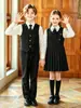 Uniformes escolares, novos produtos de outono, vestidos para meninas, uniformes corais unissex estilo universitário, uniformes de jardim de infância, conjuntos