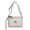 Bolso Nuevo para Mujer 2026, Bolso Cruzado para Madre de Mediana Edad, Gran Capacidad, Bolso de Hombro Sencillo, Bolso Cuadrado Pequeño de Cuero Suave a la Moda