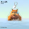 Mercadorias de Animação de Desenho Animado Transfronteiriças Mais Vendidas Apresentando Urso Grande Urso e Urso Pequeno Urso, Pingentes de Chaveiro Engraçados, Miniaturas e Brinquedos