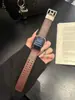 Pulseira de Couro Retrô Coração de Corvo Adequada para Apple Watch iWatch 12ª Geração 11/10Ultrase Fivela Dupla de Pino