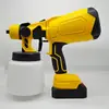 Pistola de Pintar Recargable con Batería de Litio Inalámbrica de Alta Potencia Pintura Látex Pintura Atomización Alta Pistola de Pintar Eléctrica Ventas Directas del Fabricante Pintura a Base de Agua