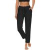 Comercio Exterior Europa y América Amazon Transfronterizo AliExpress Pantalones Crop de Pierna Ancha Deportivos Fitness Yoga de Bolsillo Cintura Alta para Mujer