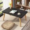 Quarto janela flutuante mesa mesa de chá mesa pequena tatami cama escrivaninha perna de madeira sala de estar varanda mesa de aprendizagem cama mesa