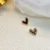 Exquisitos aretes pequeños de estilo francés con microincrustaciones de pata de gallo, encantadores, elegantes, dulces, de alta calidad, versátiles, aretes para dama, aretes, aretes