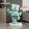 Cofrinho Urso Amoroso Grande Sala de Estar Armário de TV Sofá Enfeites de Chão ao Lado de Decorações de Áudio Presentes de Boas-Vindas