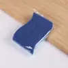 Esponja de Pulpa de Madera Azul Personalizada en Forma de S para Limpiar Platos, Fregar Ollas y Limpiar, Bloque de Esponja de Pulpa de Madera Espeso y Absorbente