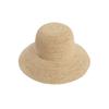 Sombrero de paja plegable de ala grande para mujer, sombrero de paja de rafia fina de ganchillo, para exteriores, playa, protector solar, moda de primavera y verano