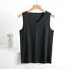 Chaleco térmico sin costuras para hombre, engrosado con forro polar para otoño/invierno, corte holgado, se puede usar como capa exterior, capa base de cuello en V