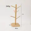Estante para Tazas con Forma de Árbol de Madera de Bambú Estante de Almacenamiento de Tazas para Sala de Estar Cocina Estante de Almacenamiento de Tazas de Café de Escritorio de Madera Venta al por Mayor