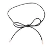 Cadena para la cintura, Cinturón delgado estilo coreano, Correa decorativa simple para vestido, Cuerda de cintura con lazo para mujer, Envío directo de una pieza