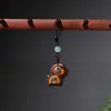 Palo de Rosa Caballo Zodiaco Pony Colgante para Teléfono Móvil Colgante para Llave de Coche Colgante para Bolso Cadena de Cuerda para Llaves