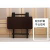 Mesa Quadrada Dobrável para Jantar, Mesa Quadrada 80X80 para Uso Doméstico, Mesa de Jantar Pequena para 2 Pessoas, Castiçal de 70cm