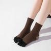 Calcetines de Cinco Dedos para Mujer, Nuevos Calcetines Deportivos de Algodón Transpirables Absorbentes de Sudor con Dedos Separados, Venta al por Mayor Calcetines de Dedos de Estilo Coreano de Color Contrastante de Moda