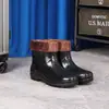 Botas de chuva masculinas de cano alto, duráveis com sola de borracha, comprimento até a panturrilha, forradas para aquecimento, adequadas para trabalho, canteiros de obras, pesca, lavagem de carros e uso geral