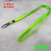 Cordão com Mosquetão de Metal de 1cm, Cordão Espessado com Gancho de Ovo, Cordão Porta-Crachá de Conferência, Cordão de Poliéster para Crachá de Trabalho