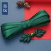 Botón de hebilla cheongsam botón vintage Cuentas de jade con incrustaciones de diamantes menta hecho a mano hebilla de tela china traje Tang decoración de ropa étnica