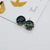 Contas de resina peroladas de cor imitação 10mm contas esféricas planas de resina hemisféricas podem ser feitas botões acessórios de vestuário diy