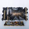 Deyi Yangyang Bandeja DIY Pegamento Cristal Molde de Silicona Espejo Joyería Bandeja Digital Cesta de Verduras