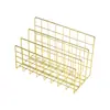 Estilo Nórdico Metal de Ferro Estante de Três Prateleiras Armazenamento de Mesa para Escritório em Casa Rack de Armazenamento Simples de Ferro