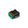 Conector Dt06-12S Automotivo à Prova d'Água Plug Macho-Fêmea Chicote Elétrico Bloco de Terminais Dt04-12P