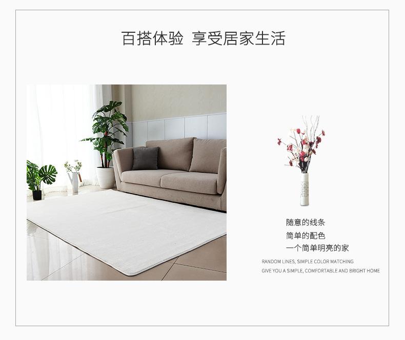 超柔地毯,客厅地垫,床边毯,飘窗垫,毛绒地毯