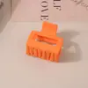 Pinza para el Cabello Mate Transfronteriza Tipo Pinza de Tiburón con Acabado de Alta Gama, Pinza de Garra Rectangular Simple de 13 cm, Tamaño Grande para Cabello Grueso, Accesorio para el Cabello para Mujer