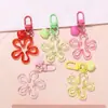 Llavero Hecho a Mano DIY con Anillas Abiertas de Macarrón, Anillas de Resorte y Accesorios de Rompecabezas de Cuentas