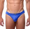 Tanga Sexy Masculina de Seda Gelada Calça T Sexy com Bolso Animado Calças T de Lado Estreito Tanga Sexy