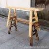 Sillas Personalizadas, Taburetes Largos, Taburetes Bajos, Bancos de Madera Maciza Estilo Antiguo, Bancos Largos Extendidos, Ensanchados y Engrosados para Dos Personas, Estilo Tradicional de Hot Pot