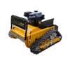 Cortadora de césped con control remoto y orugas pequeñas, tipo HT500, para huertos agrícolas, equipo para terrenos baldíos exportado a Italia.
