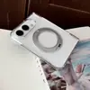 Adequado para iPhone Duo, capa dobrável de alta transparência com suporte giratório de 360 graus, capa magnética Apple 18 Fold, para vendas transfronteiriças
