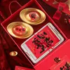 2026 Año del Caballo Caja de Regalo Caja de Empaque Caja Vacía Lata para Galletas Caja de Regalo Molde para Hornear Tarjeta de Año Nuevo