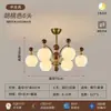 Candelabro vintage de cobre para sala de estar estilo francés, madera maciza, estética de alta gama, inspirado en la dinastía Song, adecuado para comedor, dormitorio y estudio