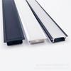 Suministro directo de fábrica carcasa para lámpara LED de tira dura empotrada Lámpara de línea vitrina tira dura de aluminio 3010 con borde