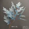 Flores Artificiais Azuis para Casamento Flores Falsas de Teto Decoração de Casamento Parede de Flores Arranjo de Flores de Chão para Casamento Materiais para Arranjo de Flores de Seda