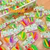 Simulación de supermercado divertido colgante de resina de verdura puesto de intercambio de puntos de mercancía de juego arcade llavero de regalo