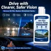 La Pasta Limpiadora de Película Aceitosa para Ventanas de Coche KineShineX elimina las manchas aceitosas de vaho, marcas de insectos y repele el agua en días de lluvia