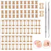 Corretor de adesivo de unha sulco de unha unha encravada patch de estiramento ferramenta de unha conjunto manicure removedor de unha manicure de unha
