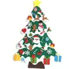 Venta Directa Transfronteriza Más Vendido Árbol de Navidad de Fieltro DIY Árbol de Navidad de Dibujos Animados de Fieltro para Niños Decoraciones Festivas Venta al por Mayor