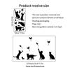 Pegatinas de mariposa y gato para pared, decoración transfronteriza de Amazon, para dormitorio, fondo, autoadhesivas.