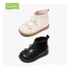 Botas de cuero Snuffy para niñas, nuevo modelo otoño 2026, botas individuales de princesa para niñas, suela suave antideslizante para niños