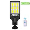 Lâmpada de rua LED solar ao ar livre transfronteiriça lâmpada de jardim de indução de corpo humano iluminação doméstica mini lâmpada de parede de controle remoto