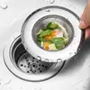 Filtro de Pia de Aço Inoxidável Bacia Espessa para Lavar Legumes Tigela Ralo de Chão Esgoto de Cozinha Rede de Escória Anti-entupimento