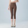 Leggings de Verano de Tres Puntos Transfronterizos, Ropa Exterior Delgada para Mujer, Control de Abdomen, Pantalones Ajustados Tipo Tiburón, Pantalones de Yoga Deportivos Adelgazantes