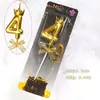 Vela de aniversário Casa da Ópera Número dourado 0-9 sem fumaça Bolo de aniversário Festa Confeitaria Sobremesa Vela Plugável Conjunto