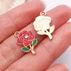 Acessórios para Joias DIY Liga Esmaltada Série Dia dos Namorados Buquê de Corações Pingentes Pulseiras Colares Chaveiros Charms