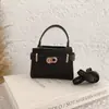 Bolsa Kelly de Alta Qualidade Estilo Coreano 2026 Inverno Nova Moda Tendência Luxo Leve Versátil Ombro Transversal Bolsa de Mão